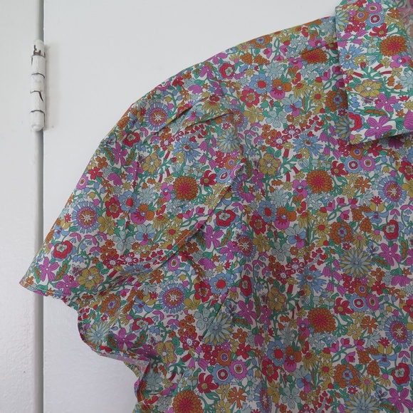 Simons Liberty of London Fabric Blouse - Butterfly Sleeves - XL - Picture 4 of 12